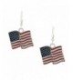 DaisyJewel U S A Flag Dangle Earrings