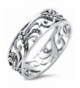 Leaves Celtic Design Fashion Sterling