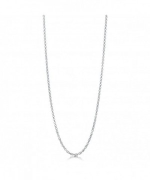 BERRICLE Italian Rhodium Sterling Necklace