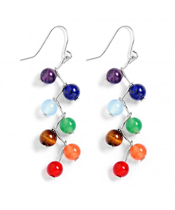 Jauxin Chakra Stanless Healing Earrings