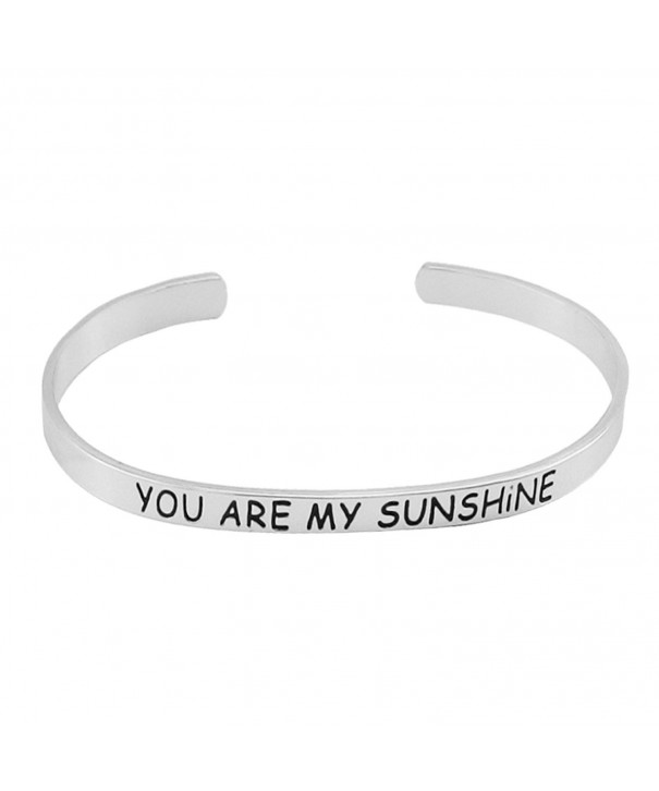 AloveSoul Sunshine Inspirational Engraving Bracelet