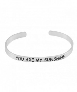 AloveSoul Sunshine Inspirational Engraving Bracelet