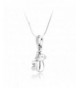 Sterling Silver Elephant Pendant Necklace