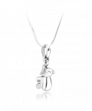 Sterling Silver Elephant Pendant Necklace