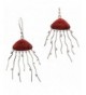 Jellyfish Sponge Sterling Silver Earrings