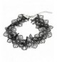 Womens Flower Tattoo Choker Necklace