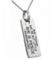 Shakespeare Pendant Stainless Necklace Inspirational