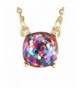 Multicolor Rainbow Glitter Necklace Fashion