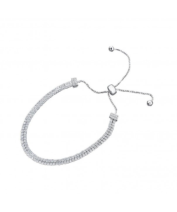 Sliding Tennis Bracelet Extend Inches