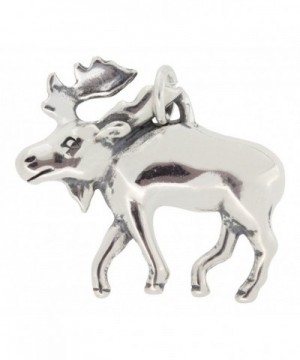 Sterling Silver Moose Charm 20