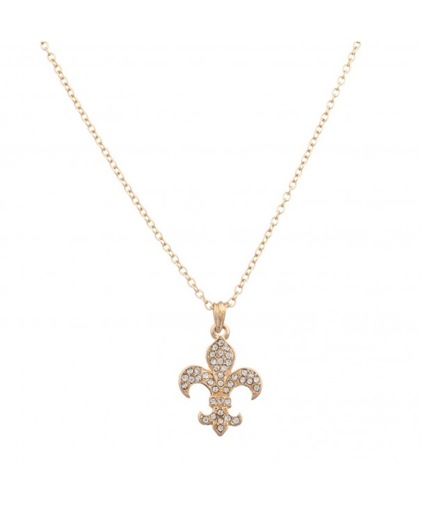 Lux Accessories Saints Pendant Necklace