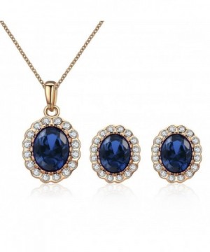 Pendant Earrings Set Swarovski Elements