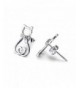 Sterling Silver Crystal Heart Earrings