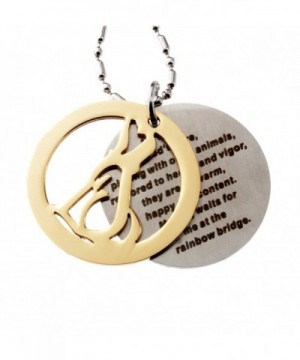 R H Jewelry Stainless Pendant Memorial
