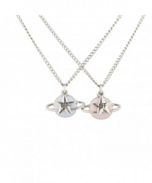 Lux Accessories Silver Enamel Necklaces