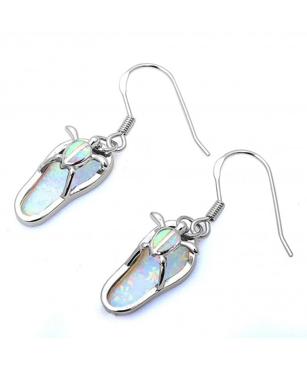 Sandal Turtle Earrings Created Sterlign