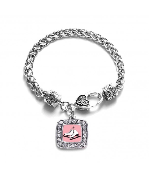 Skating Classic Silver Crystal Bracelet