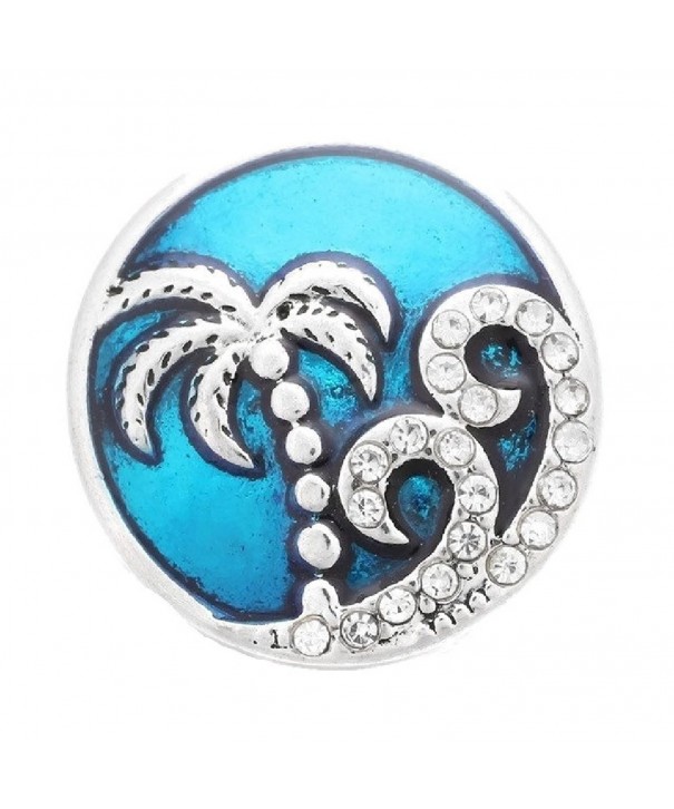 Interchangeable Jewelry Charm Enamel Ocean