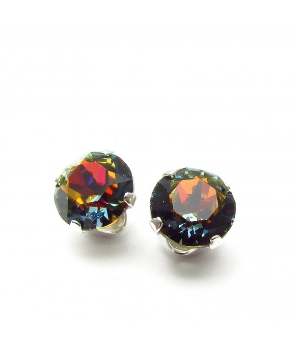 Sterling silver earrings expertly Volcano SWAROVSKI