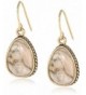 Barse Feldspar Jasper Teardrop Earrings