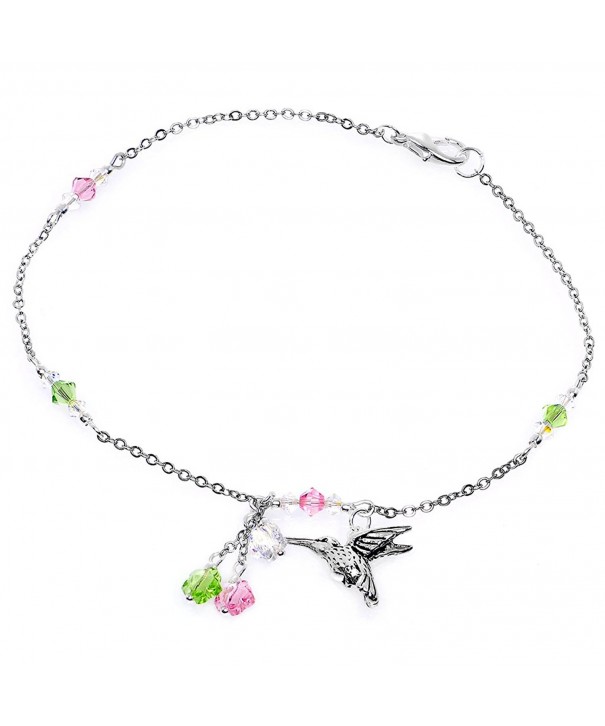 Body Candy Handcrafted Hummingbird Swarovski