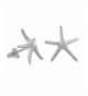 Sterling Silver Starfish Stud Earrings