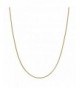 Flashed Sterling Classic Italian Necklace