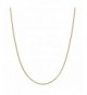 Flashed Sterling Classic Italian Necklace