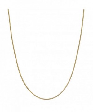 Flashed Sterling Classic Italian Necklace