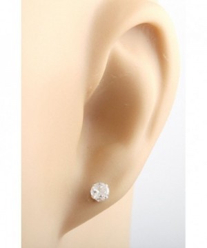 Sterling Silver Zirconium Earrings I 104