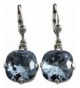 Catherine Popesco Silvertone Earrings Midnight