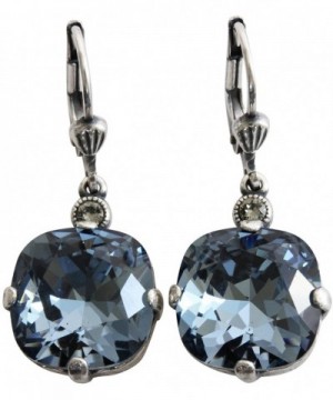 Catherine Popesco Silvertone Earrings Midnight