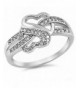 Infinity Heart Sterling Stainless Steel