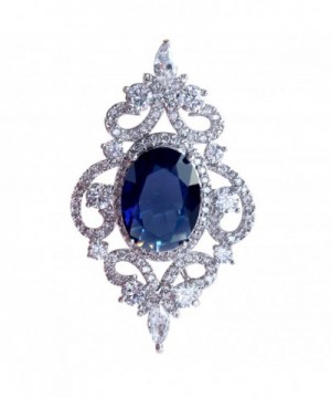 SELOVO Vintage Sapphire color Crystal Wedding