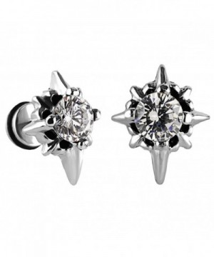 Charisma Unisex Stainless Zirconia Earrings