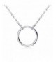Sterling Silver Necklace Rhodium Flashed