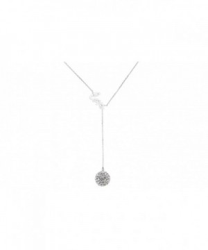 Love Necklace Crystal Sterling Silver