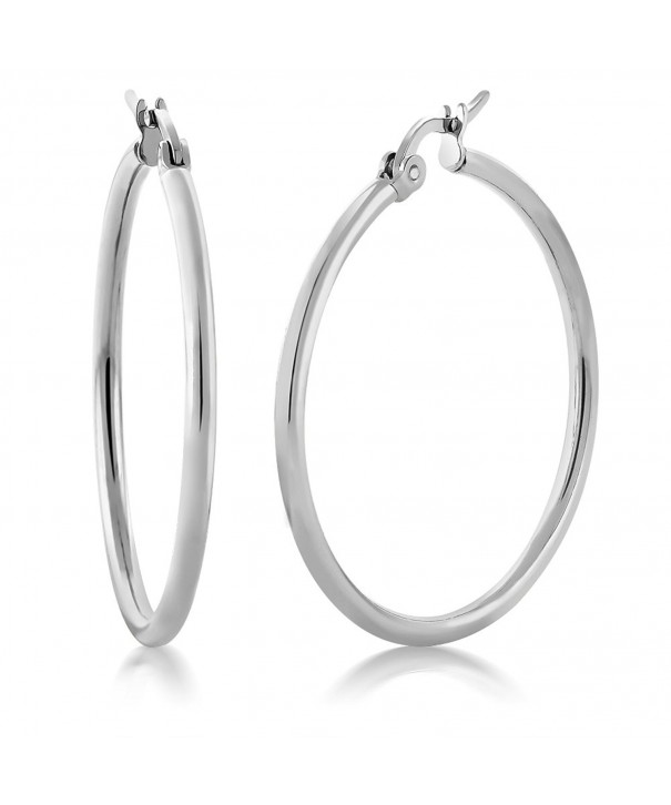 Stunning Stainless Steel Earrings Diameter