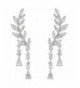 EVER FAITH Sterling Teardrop Earrings