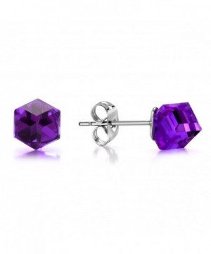 J Fe SISN Purple Aurora Borealis Earrings