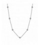 Choker Necklace Sterling Silver Satellite