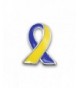 Syndrome Awareness Yellow Lapel Ribbon