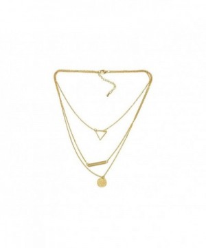 Most Beloved WomanNecklace Multi Layer Triangle