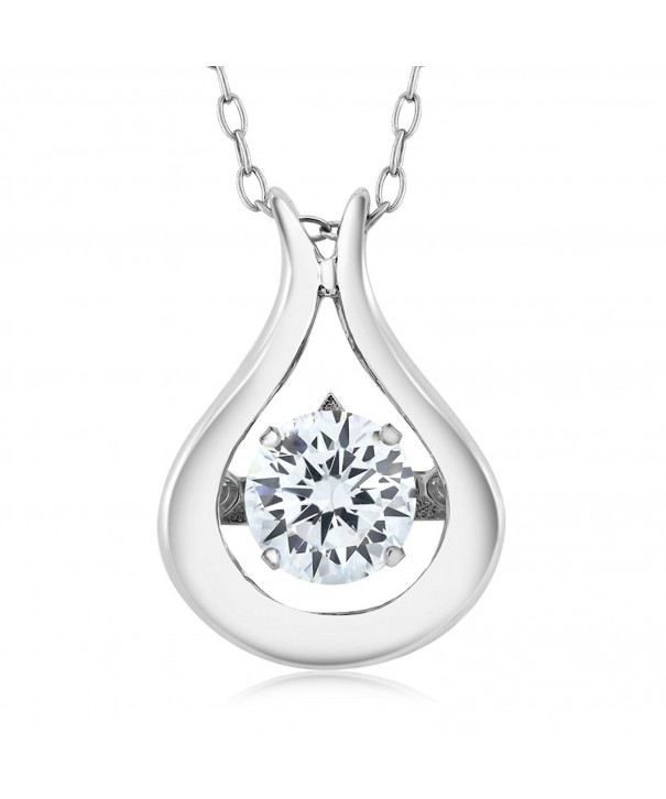 Sterling Solitaire Swarovski Zirconia Compenent