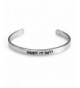 Womens Inspirational Lead Free Pewter Bracelet