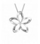 Sterling Silver Plumeria Necklace Extender