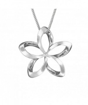 Sterling Silver Plumeria Necklace Extender