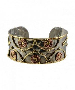 Anju Stainless Bracelet Copper Swirls