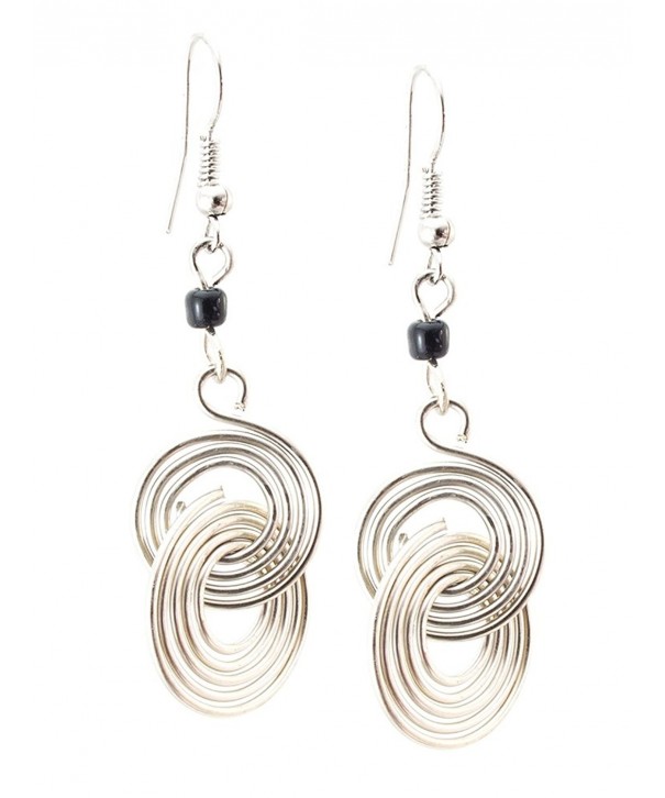 Maisha Trade Circle Earrings Black