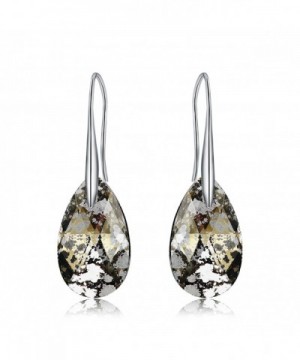 Mevecco Earrings Swarovski Jewelry Gold Patina